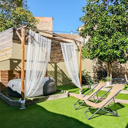 Apartamento Cal Capó alojamiento con jacuzzi Besalú Exterior foto