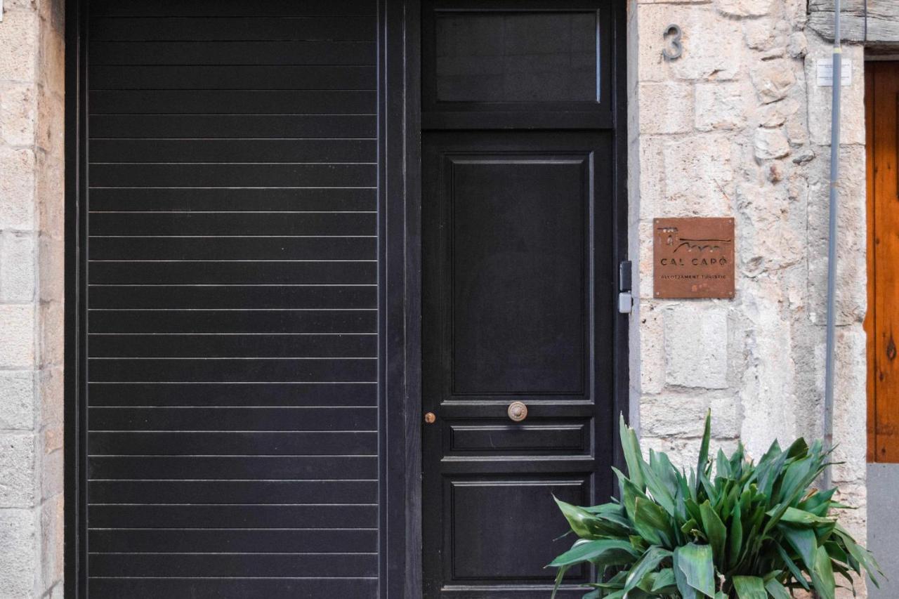 Apartamento Cal Capó alojamiento con jacuzzi Besalú Exterior foto