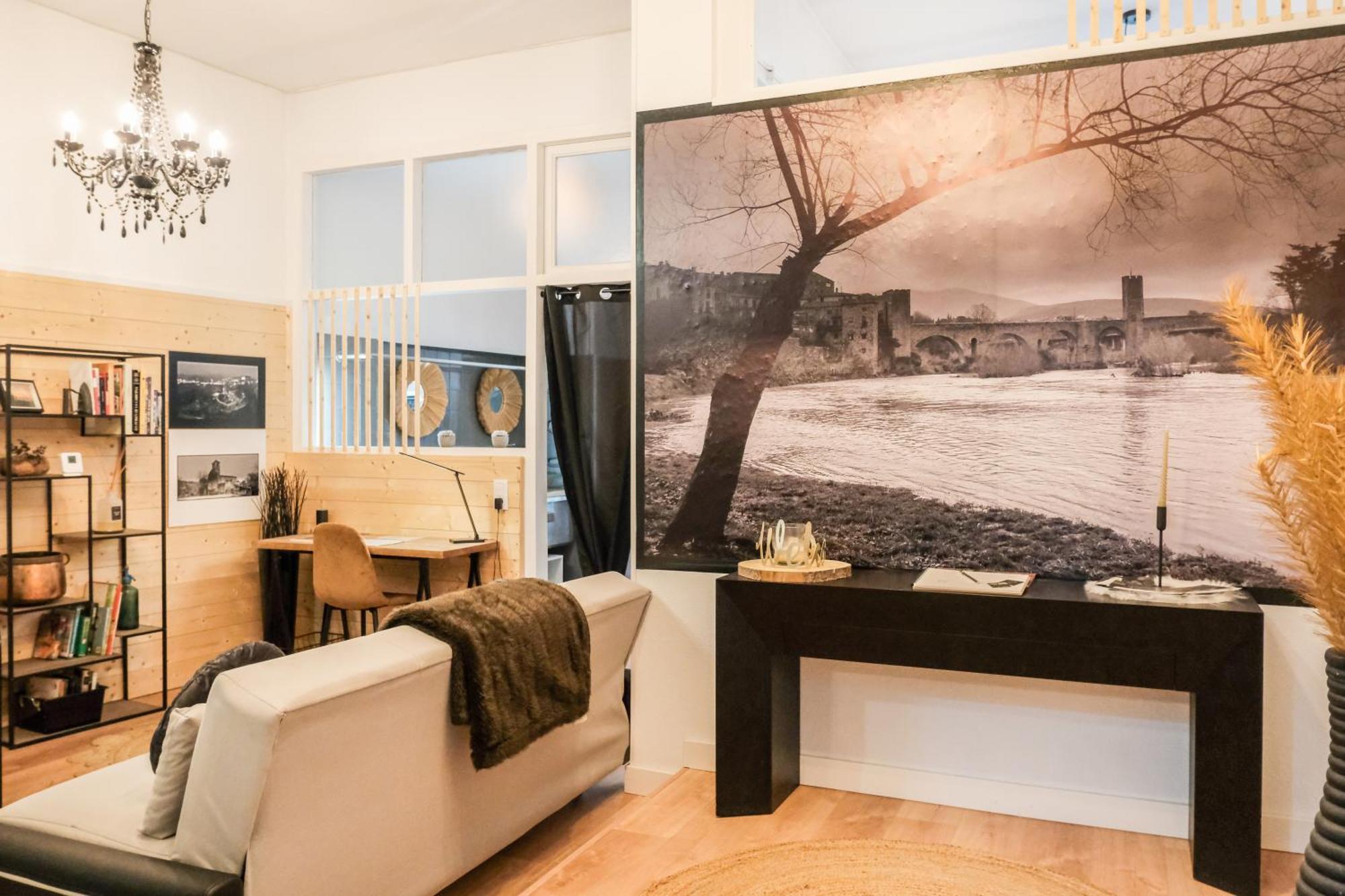 Apartamento Cal Capó alojamiento con jacuzzi Besalú Exterior foto